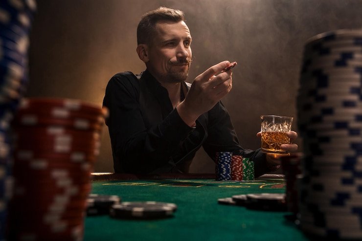 Grid tata letak taruhan European Roulette dengan nomor dan pilihan warna